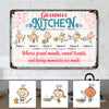 Personalized Kitchen Mom Grandma Metal Sign JL103 26O53 1