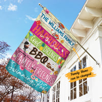 Personalized Pool Bar Cocktails Flag AG202 30O58 thumb 1