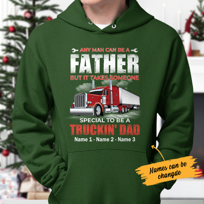 Personalized Dad Trucker Hoodie NB303 87O34 1