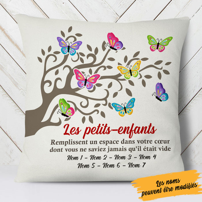 Personalized French Maman Grand-mère Butterfly Tree Mom Grandma Pillow AP82 65O58 (Insert Included) 1