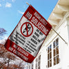 Absolutely No Soliciting Gardening Flag AG121 85O36 thumb 1
