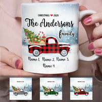 Personalized Family Christmas Red Truck Mug OB14 30O60 thumb 1