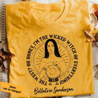 Personalized Halloween Wicked Witch of Everything White T Shirt JL202 67O36 thumb 1