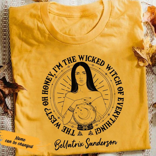 Personalized Halloween Wicked Witch of Everything White T Shirt JL202 ...