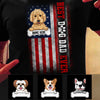 Personalized Patriotic Flag Dog Dad T Shirt MY105 65O36 1