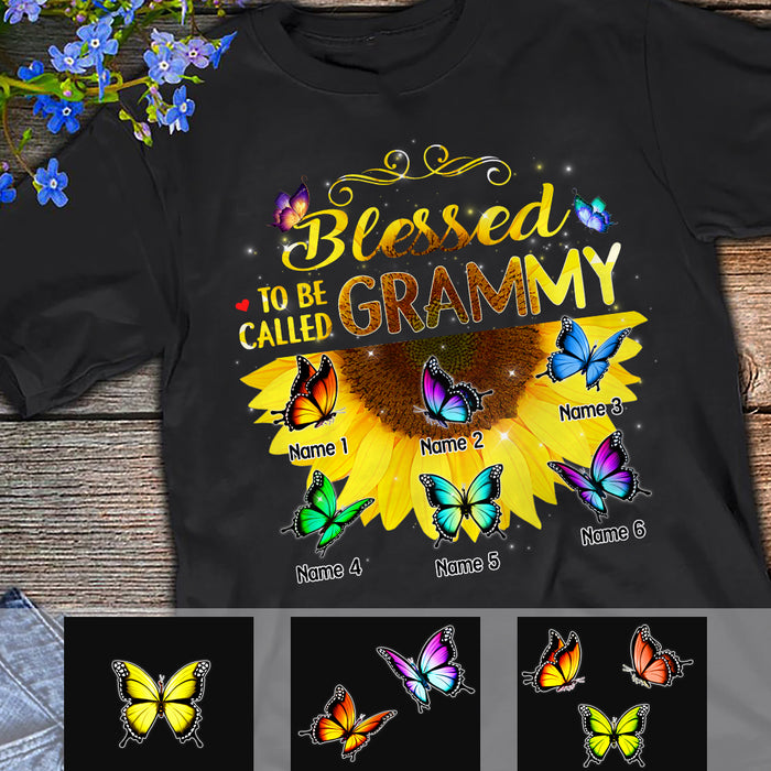 Personalized Blessed To Be Called Grandma T Shirt AP71 73O57 1