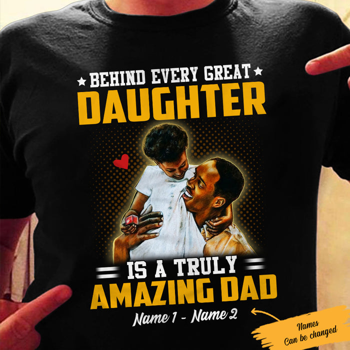 Personalized A Truly Amazing BWA Dad T Shirt SB85 29O57 1