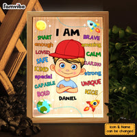 Personalized Gift For Grandson I Am Smart Picture Frame Light Box 31557 thumb 1