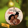 Personalized Unbiological Sister BWA Friends  Ornament SB222 67O58 1