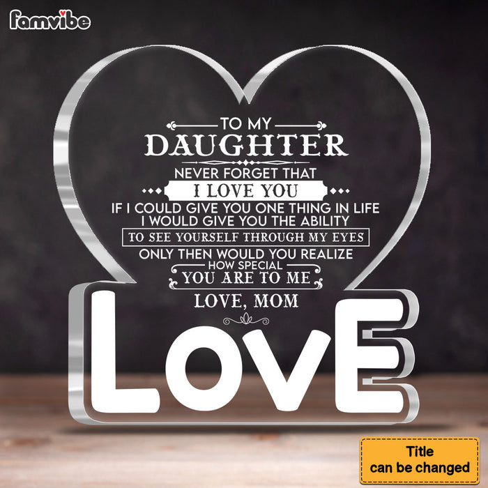 Personalized To My Daughter Plaque 30404 1