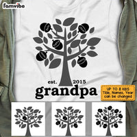 Personalized Dad Grandpa Tree T Shirt AP261 30O53 thumb 1