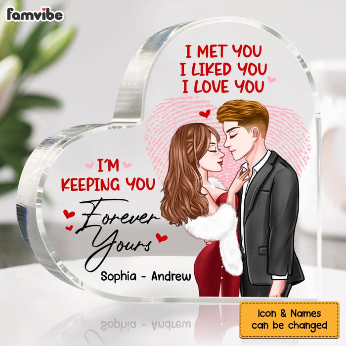 Personalized Couple I Met You I Love You Acrylic Plaque 22842 1