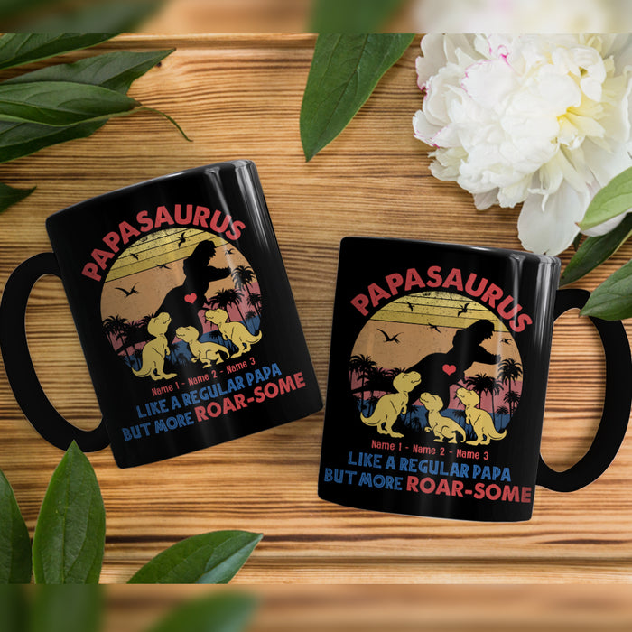 Personalized Dad Grandpa Roarsome Dinosaur Mug MY51 95O36 1