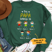 Personalized Dad Grandpa  Sweatshirt DB72 81O34 thumb 1