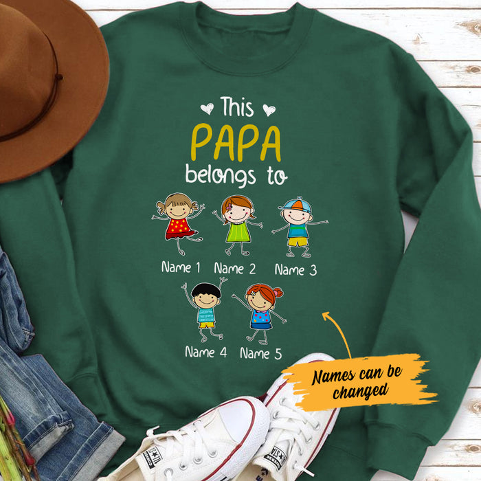 Personalized Dad Grandpa  Sweatshirt DB72 81O34 1