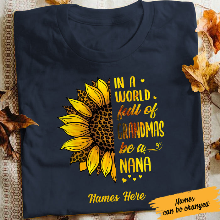 Personalized Grandma Sunflower T Shirt NB262 85O57 1