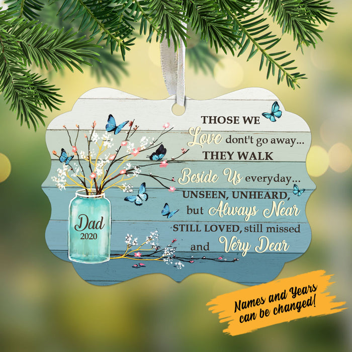 Personalized Memorial Butterfly Benelux Ornament NB232 85O58 1