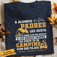 Personalized Dad Camping  Padre Spanish T Shirt AP1413 30O58 thumb 1