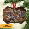 Personalized Deer Couple Love MDF Benelux Ornament NB114 81O47 1