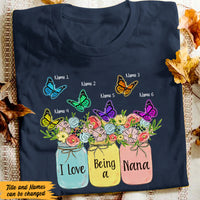 Personalized Love Being Mom Grandma T Shirt MY310 65O47 thumb 1