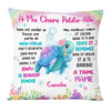 Personalized Gift For Granddaughter French Turtle Pillow 30168 1