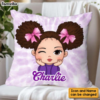 Personalized Gift For Kids Colorful Tie Dye Pillow 30724 thumb 1