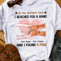 Personalized Dog Mom When I Need A Hand T Shirt MR92 81O58 thumb 1