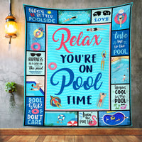 Pool Time Fleece Blanket JN295 67O57 thumb 1