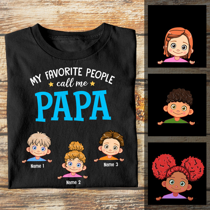 Personalized Dad Grandpa People T Shirt JL59 30O57 1