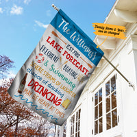 Personalized Lake Forecast Gardening Flag AG131 87O34 thumb 1