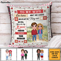 Personalized You Are My Queen Forever Couple Pillow 30598 thumb 1