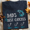 Personalized Dad Grandpa Fishing Catches T Shirt AP231 26O57 1