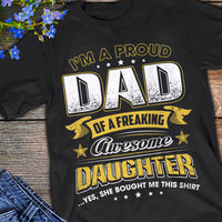 Proud Dad T Shirt  DB221 30O36 thumb 1
