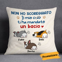 Personalized Dog Fart Italian Cagna Cane Pillow AP56 81O58 (Insert Included) thumb 1
