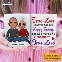Personalized Couple Gift There Is No Ending To True Love Mug 31239 thumb 1