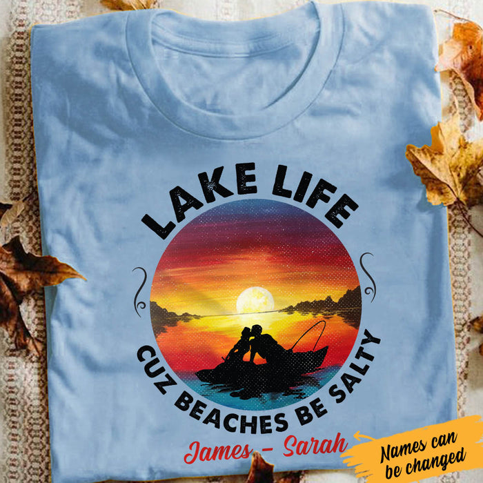 Personalized Lake Life White T Shirt JL21 95O60 1