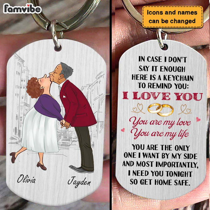 Personalized Couple I Need You Tonight Aluminum Keychain 31466 1