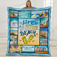 Beach Fleece Blanket JN273 73O47 thumb 1
