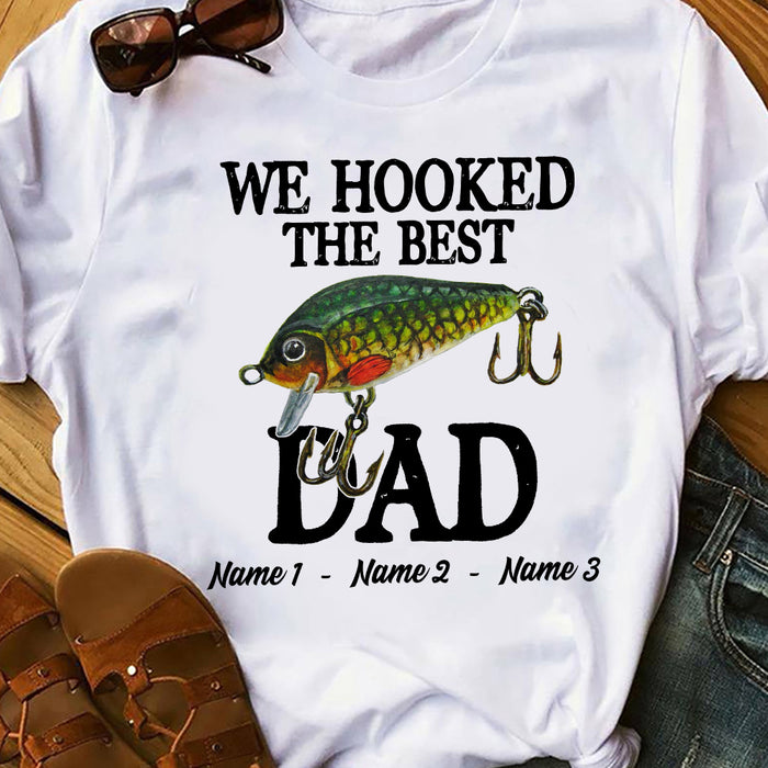 Personalized Fishing Dad Grandpa T Shirt MY142 95O36 1