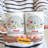 Personalized Spanish Mamá Abuela Tree Mom Grandma Mug AP154 65O36 thumb 1