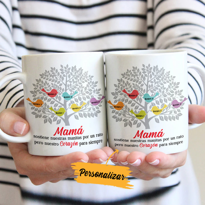 Personalized Spanish Mamá Abuela Tree Mom Grandma Mug AP154 65O36 1
