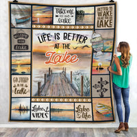 Lake Fleece Blanket JN294 73O58 thumb 1