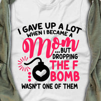 Became Mom T Shirt  DB2223 30O53 thumb 1