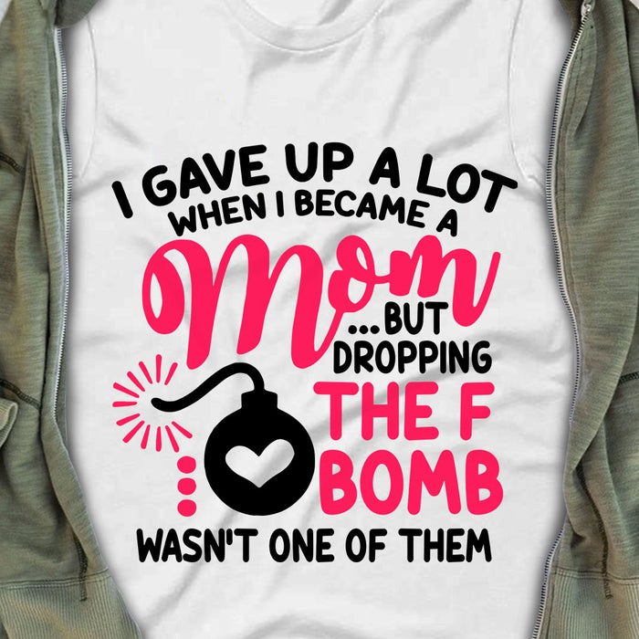 Became Mom T Shirt  DB2223 30O53 1