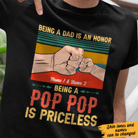 Personalized Grandpa Priceless T Shirt MR122 30O60 thumb 1
