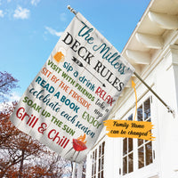 Personalized Rules Deck Gardening Flag AG141 29O58 thumb 1