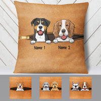 Personalized Dog Lover Never Walk Alone Pillow  DB311 87O60 (Insert Included) thumb 1