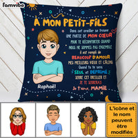 Personalized Gift For Grandson French Petit Fils Pillow 30420 thumb 1