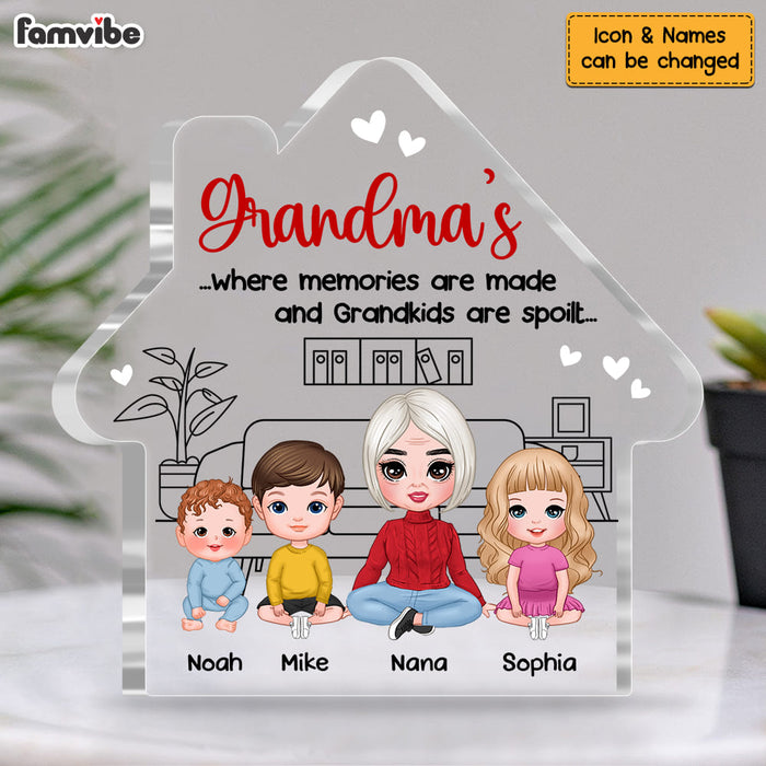 Personalized Grandma's House Keepsakes Sign Plaque 22852 1