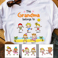 Personalized Grandma Mom T Shirt JN142 26O58 thumb 1